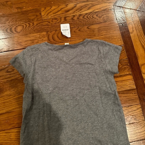 NWT Crewcuts Girls Grey Tee Shirt Size 6-7 - Picture 5 of 8